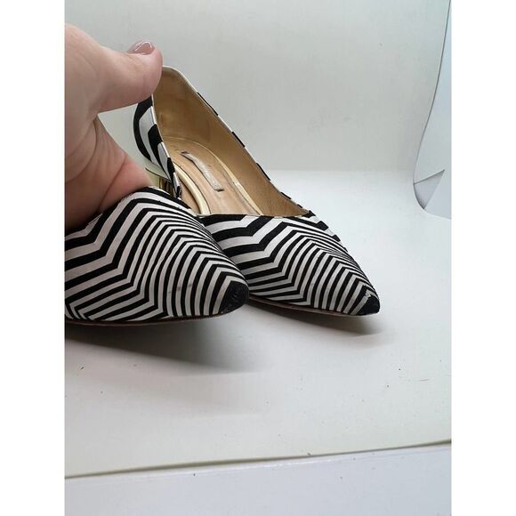 Nicholas Kirkwood Block-Heel Pumps in Zigzag Print Sz. 36 (US 6) - Picture 9 of 13